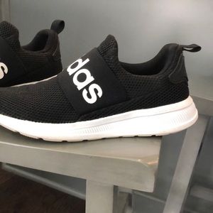 Size 9 men, slip on Adidas, worn,smoke free home